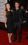 Брэд Питт и Анджелина Джоли на премьере «13 Друзей Оушена» в Голливуде